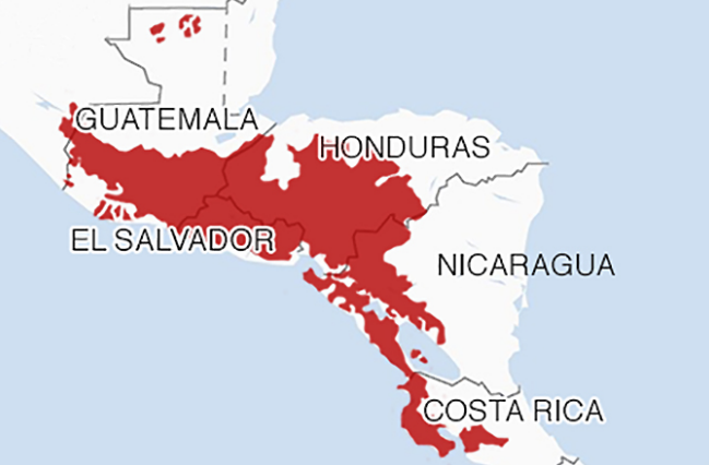 Nicaragua Trockenkorridor
